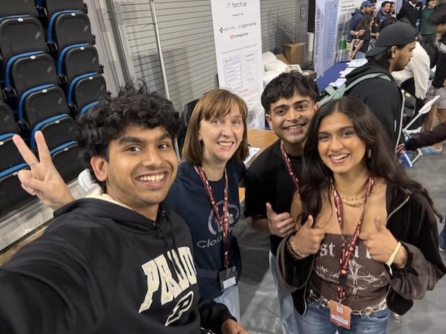 PFW students at the LA Hacks competition