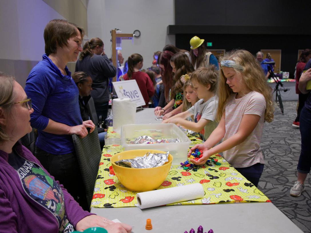 The STEM Expo featured many interactive activities.