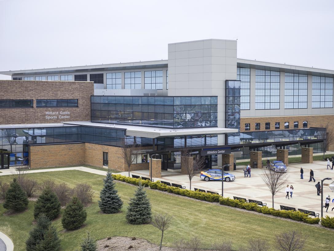 Athletics Center located on the main campus.