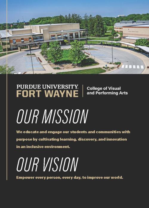 First Page of CVPA Dean Job Document