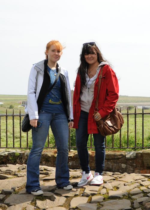 Student on trip abroad