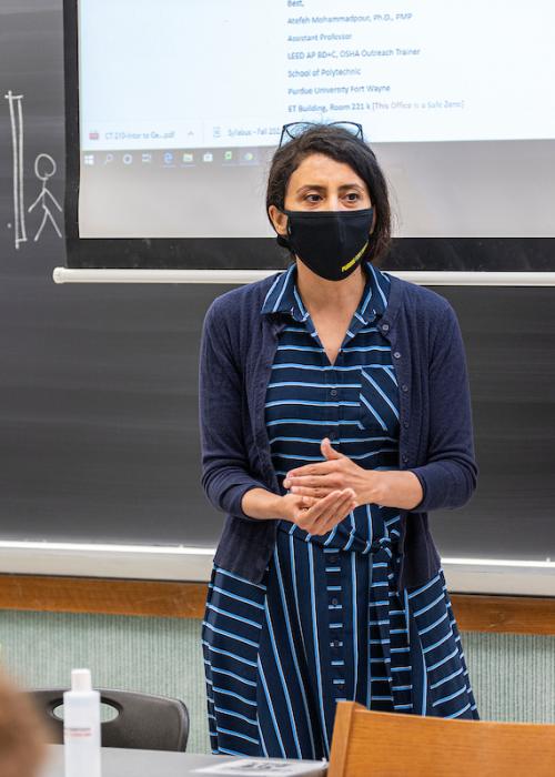 Professor at whiteboard