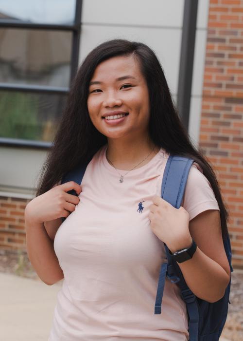 Female Student posing outdoors.