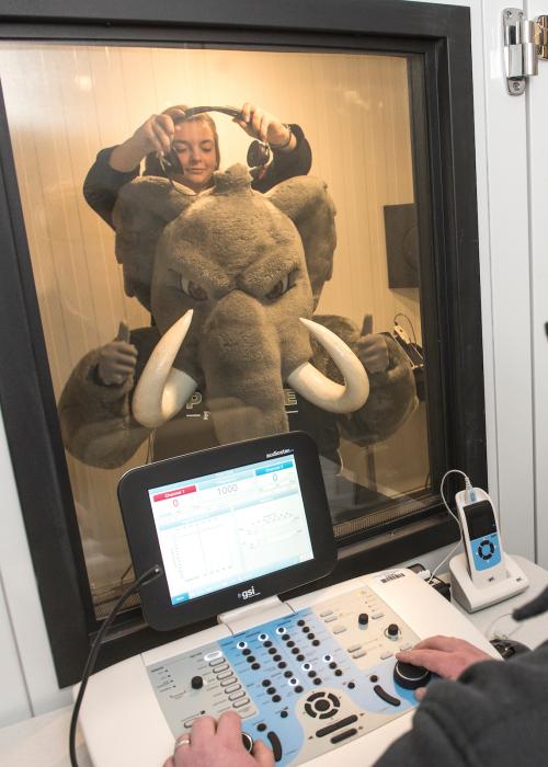 Don in lab