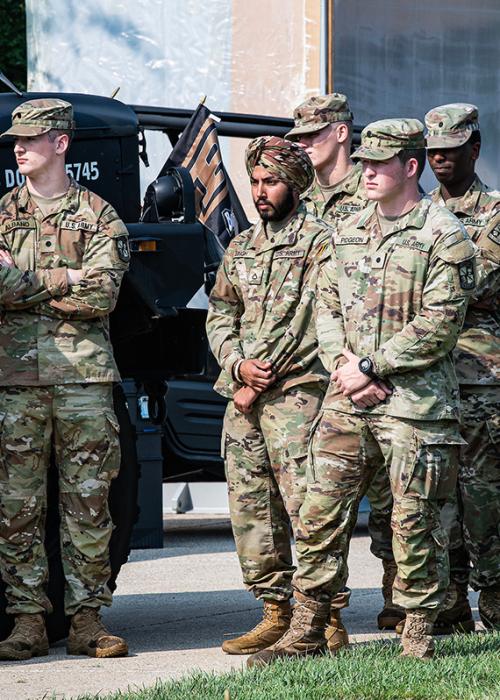 Army soldiers at the 2022 Military Appreciation Day at PFW