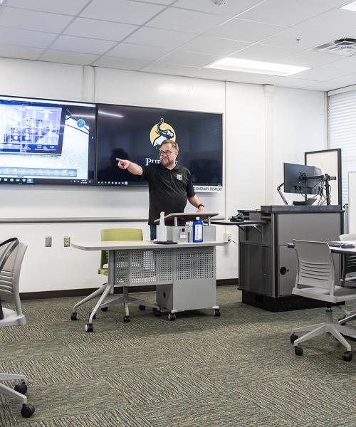 A Purdue Fort Wayne classroom