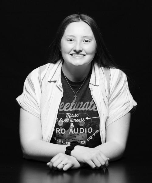 Student Delaney Rice poses for a photo.