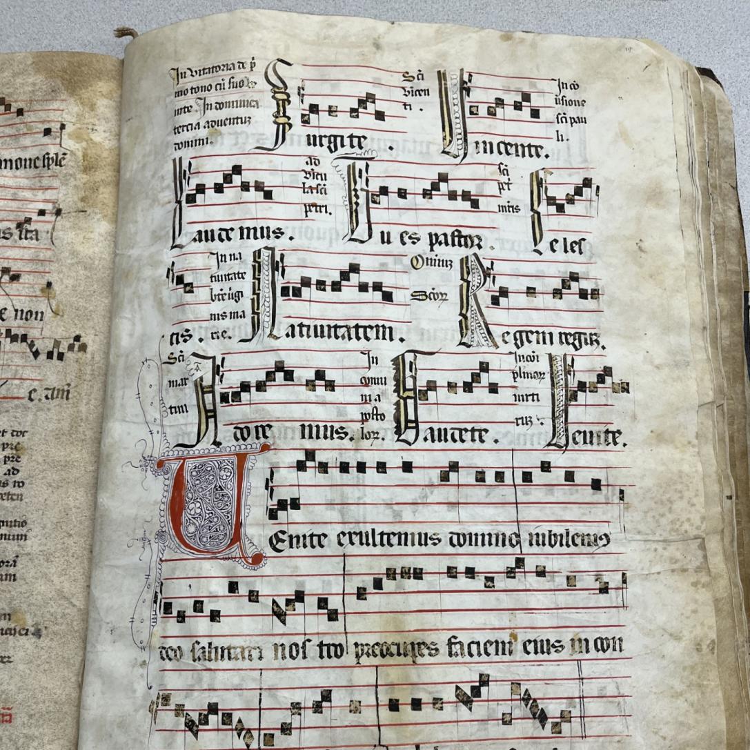 Medieval Manuscript from CO-LAB OSU Trip