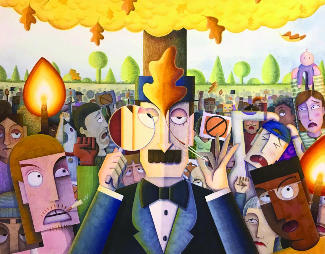 Painting by student Lucy Pflueger