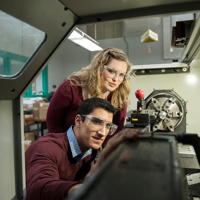 Students in a lab