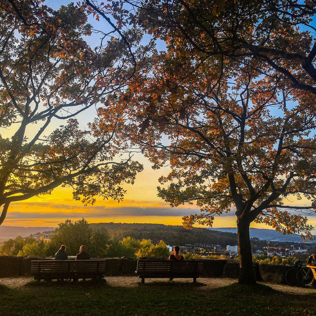 Study abroad photo sunset.