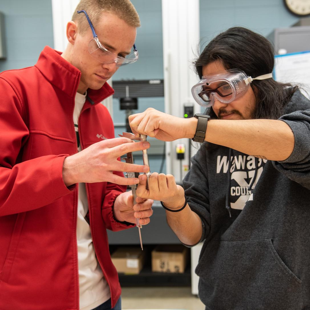 Students in lab