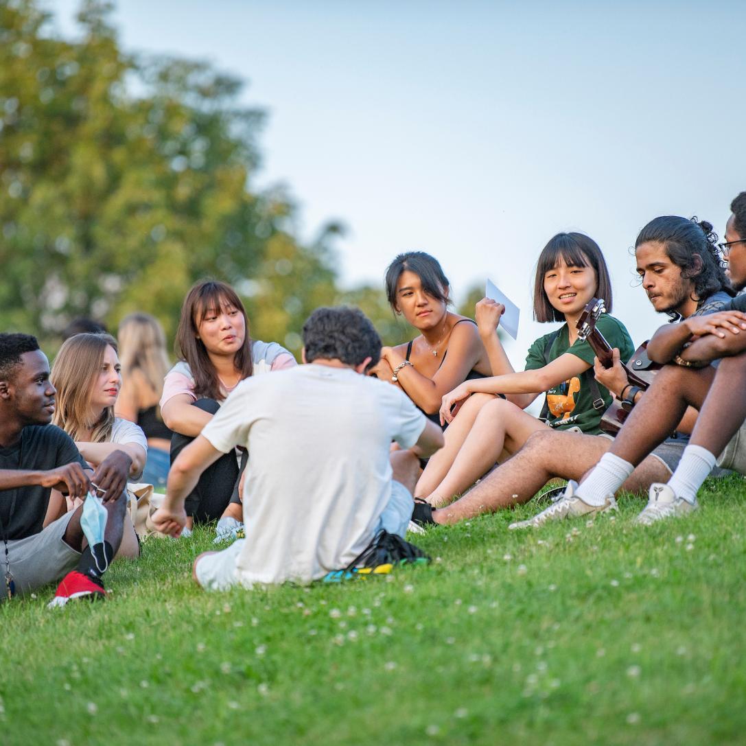 Students outdoors