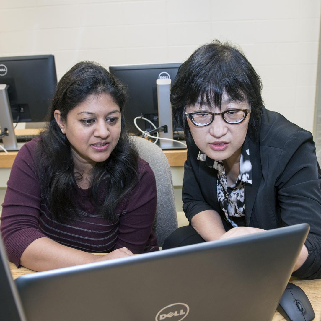 Student and professor