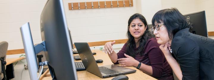 Student and professor
