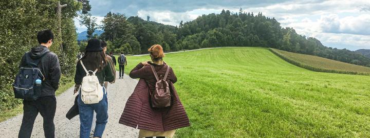 Students traveling abroad