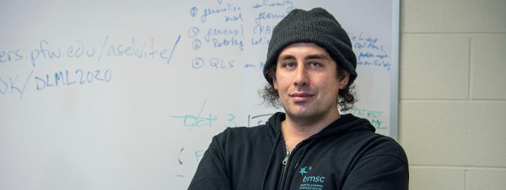 Professor at whiteboard