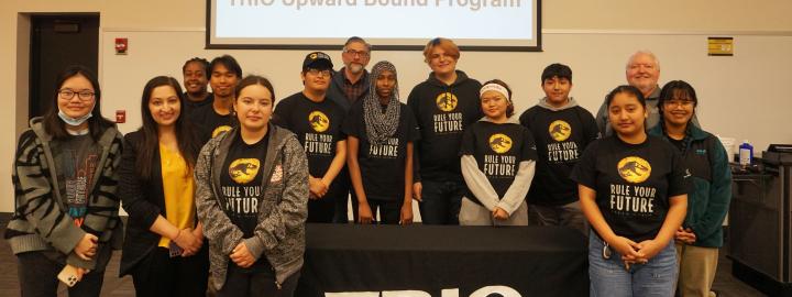TRIO Upward Bound student group photo