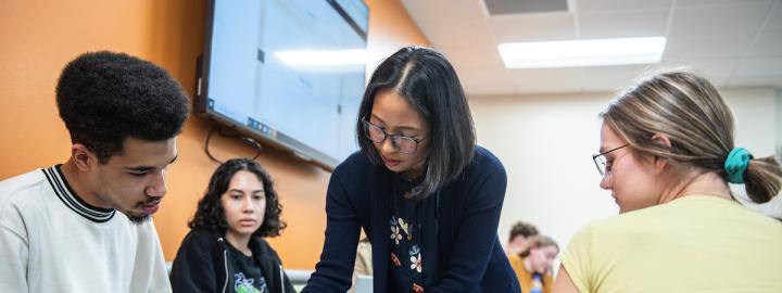 Roberts' classroom shot