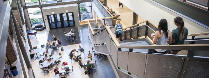 Walb Union interior study area.
