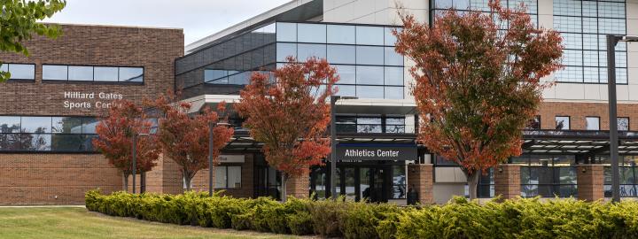 Athletics Center and the Hilliard Gates Sport Center on main campus.