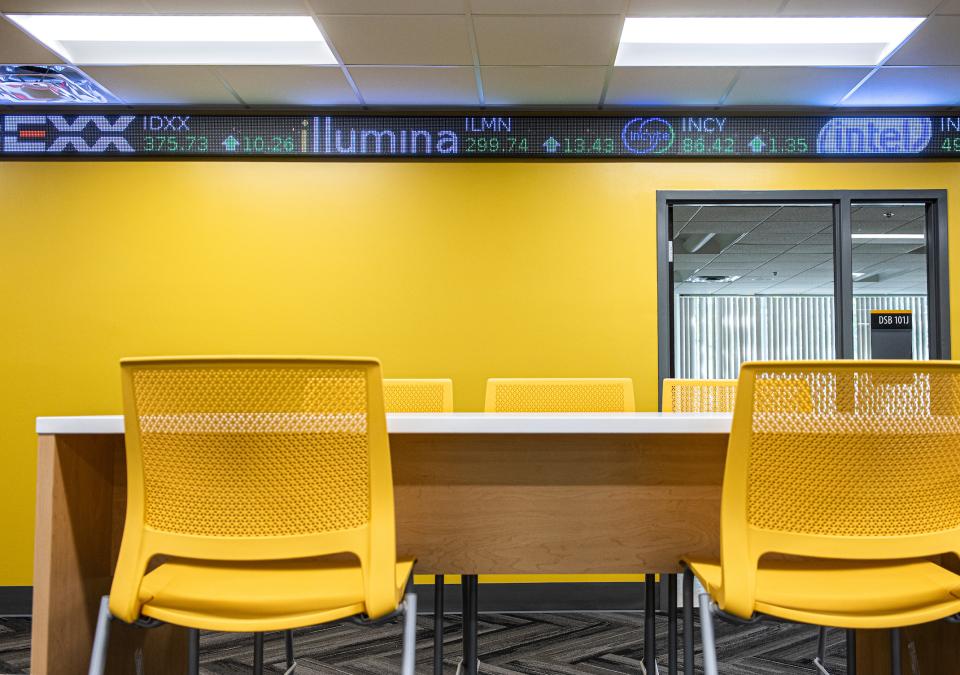 Ticker in Doermer with study and lounge area.