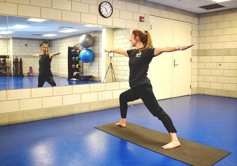 Employee Well-being: Yoga Warrior Pose