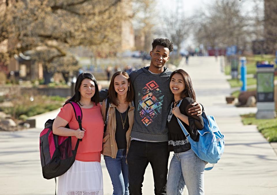 Students outdoors