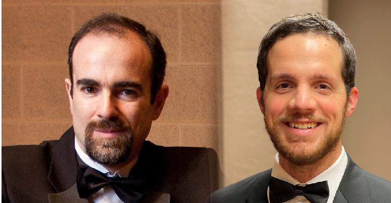 portraits of two men in suits