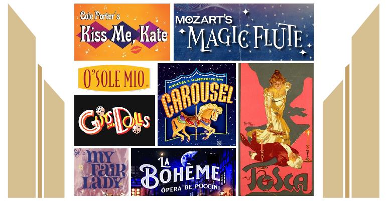collection of opera covers