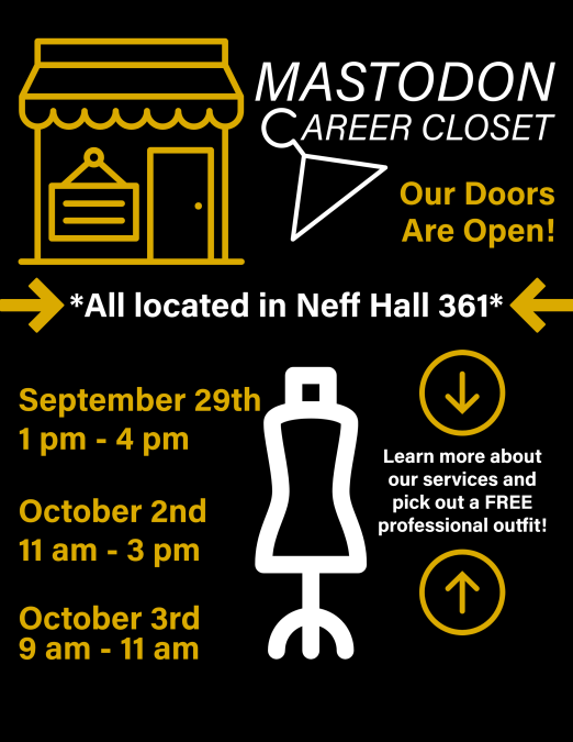 Career Closet: Our Doors are Open!