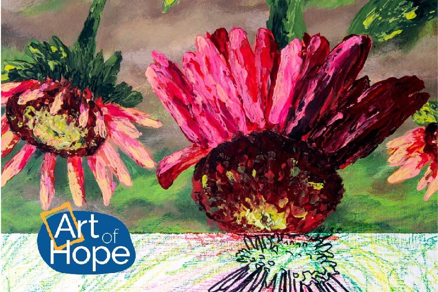 art photo with art of hope logo