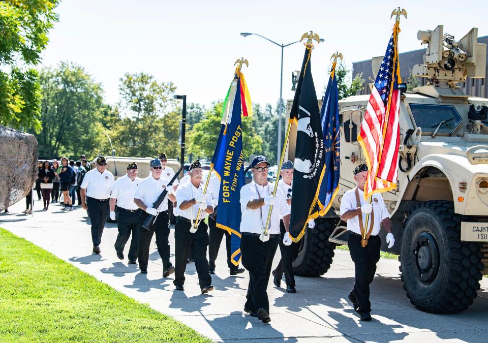 Military day procession