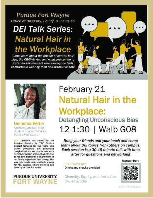 Demetria Pettie Natural Hair February