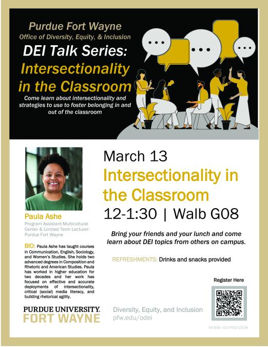 Paula Ashe DEI Talk March