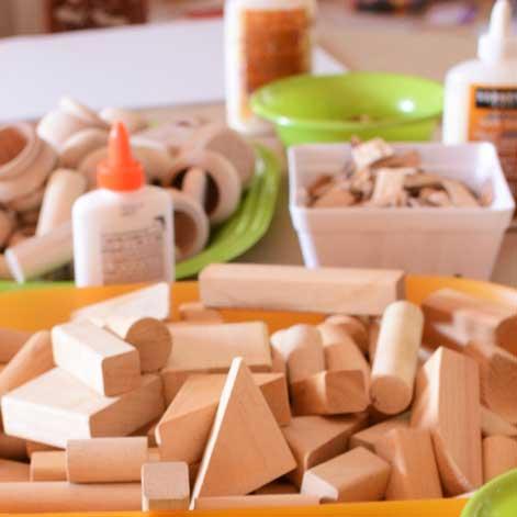 wood blocks