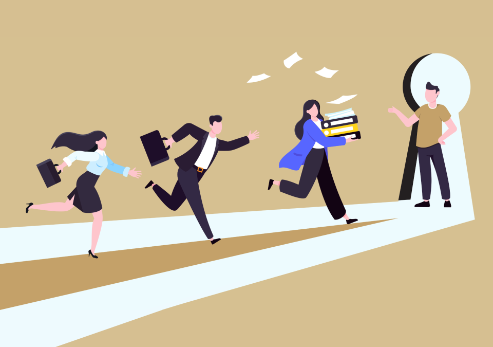 Students Chasing the Career Ladder