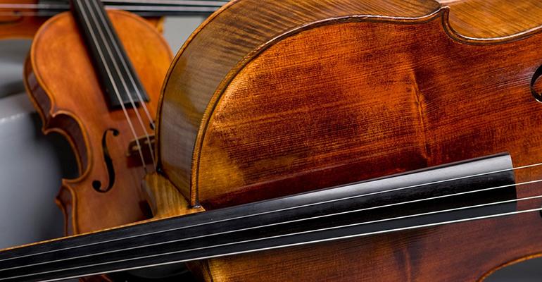 cello and violin