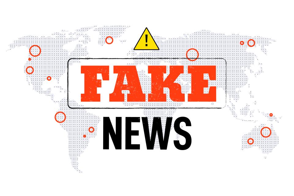 Image showing fake news.