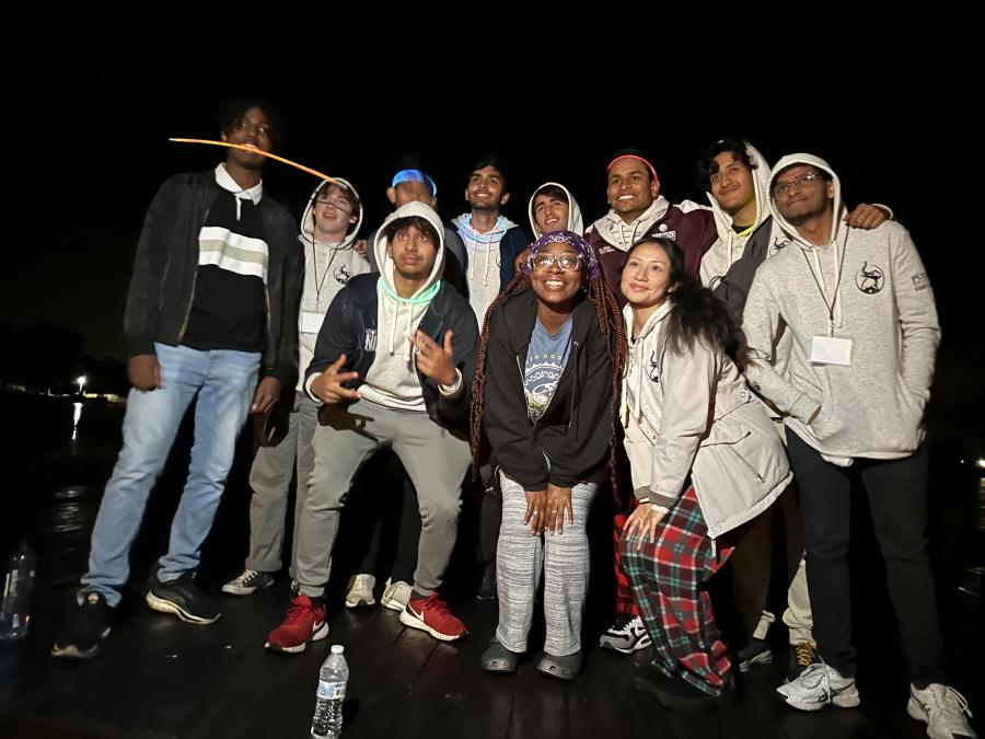 students at the Freshmen Leadership Retreat 2023