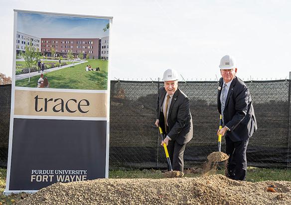 Turning over shovels of dirt