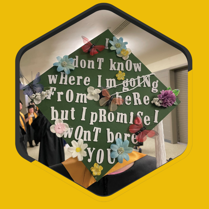 Women's Studies graduation cap