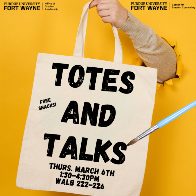 Totes and Talks Flyer