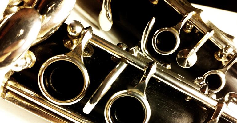 zoomed in clarinet
