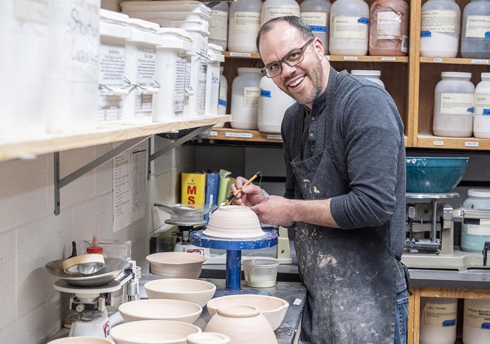 Seth Green is working on ceramic bowls.