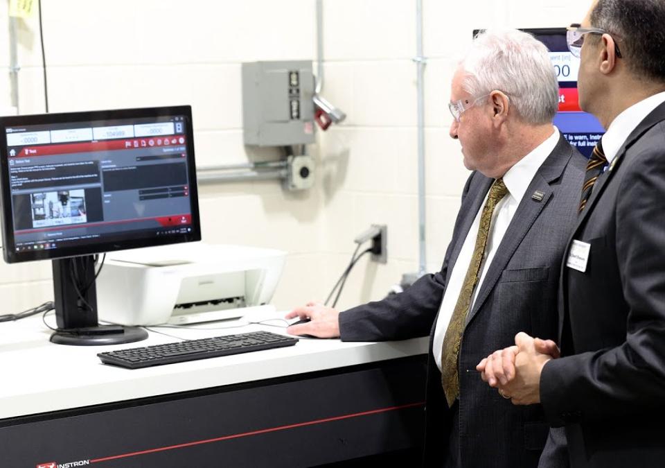 Chancellor Elsenbaumer is launching a test of the new UTM