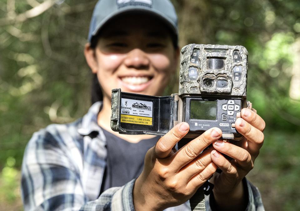 Lauren Lee holding a camera