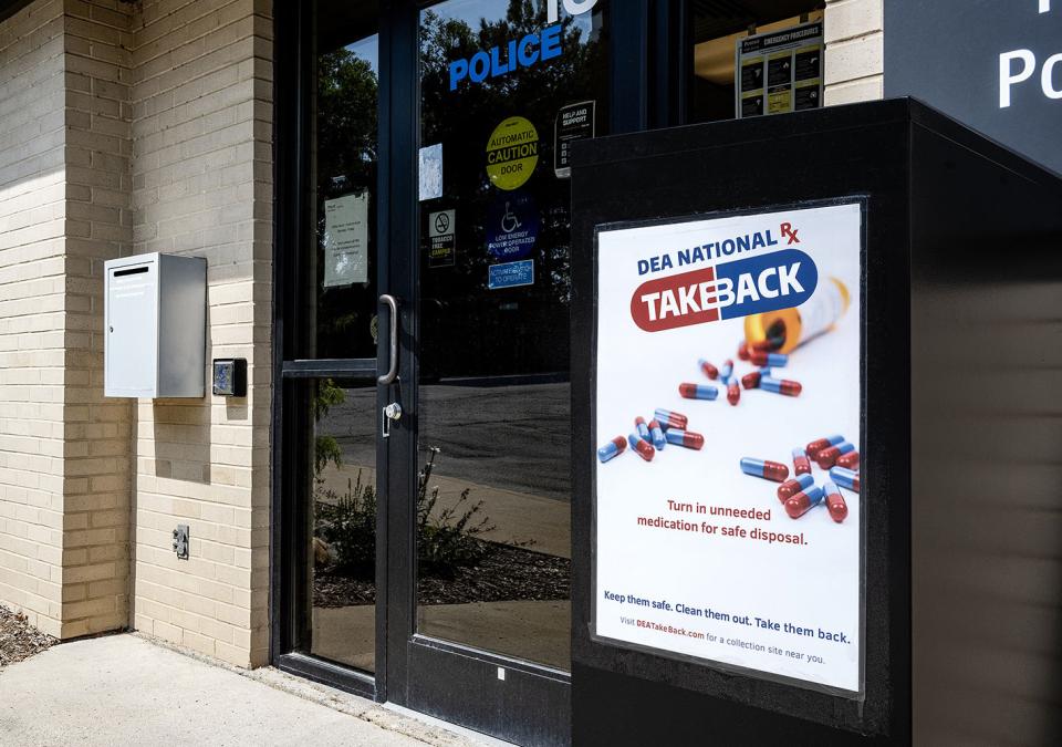 Drug take-back box