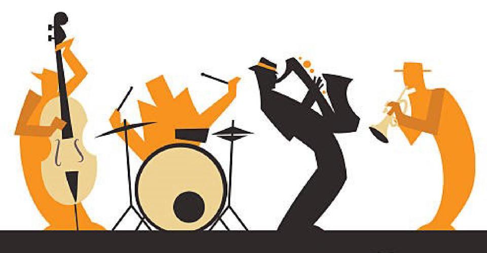 outline of jazz rhythm section
