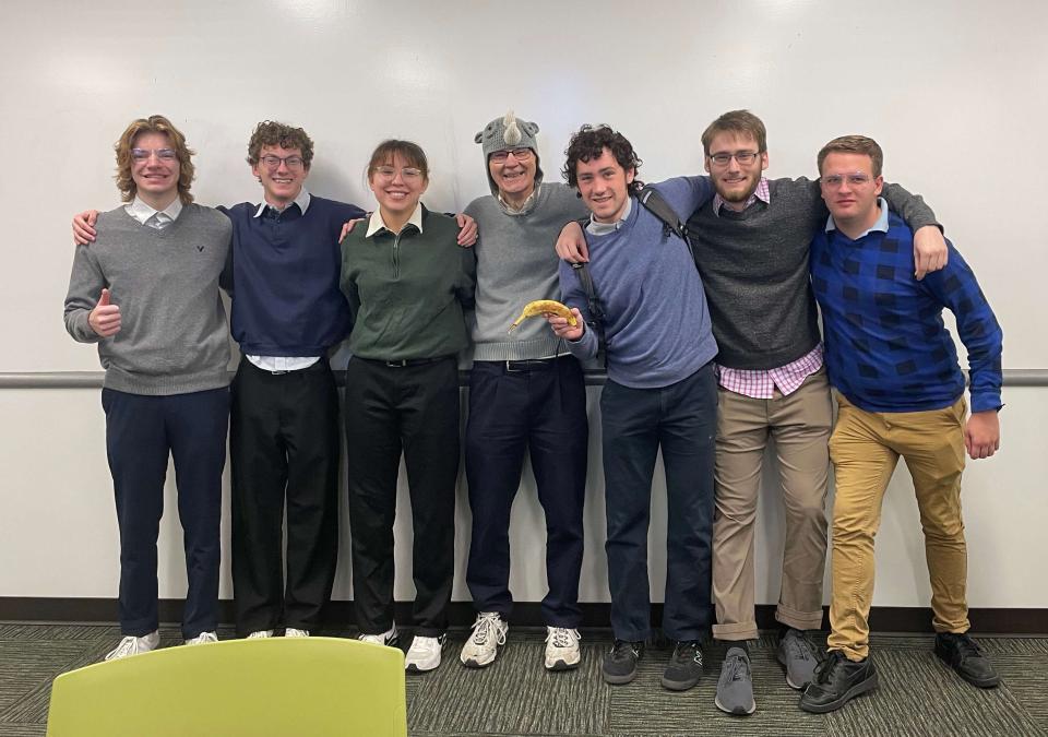 John LaMaster's students are dressed like him